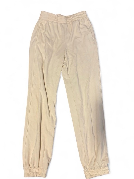 Pants - Women’s Cream Elastic-Waist Jogger Pants